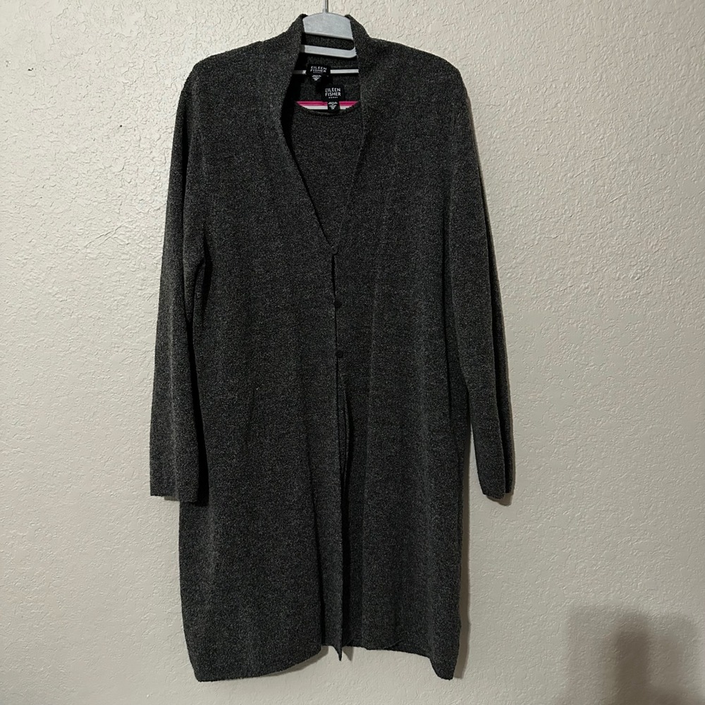 Eileen Fisher Vintage Cardigan/Tank Set Knit Sweater Italian Yarn Size 1X